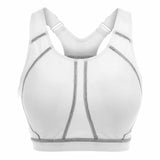 Racerback Wireless Full Coverage Sports Bra - White