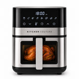 Kitchen Couture 5.5L Clear View Digital Stainless Steel Air Fryer
