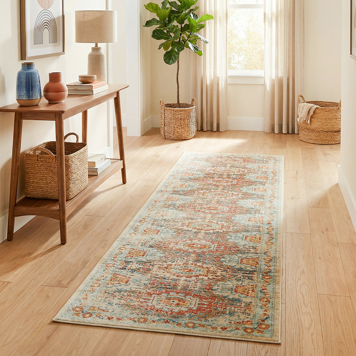 Legacy 853 Blue Runner Rug