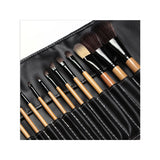 24 Pc High Quality Micro Fiber Brush Set Carry Case Original