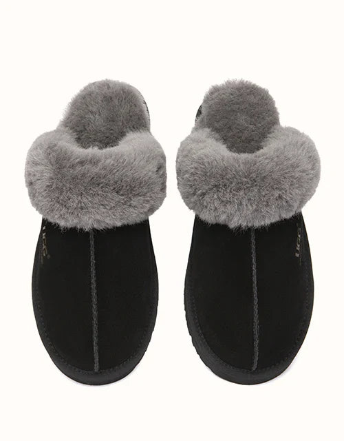 Muffin Slipper in Black