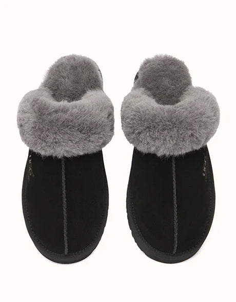 Muffin Slipper in Black