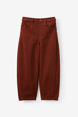 Cotton On Kids Girls Charlie Barrel Leg Pant - Chestnut