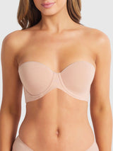 Cotton Strapless Bra