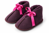 Australian Leather Ugg Infant Ribbon - Purple Fuchsia - Medium