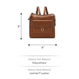 Fossil Parker Brown Backpack