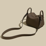 Classic Monte Convertible Leather Shoulder Bag - Taupe