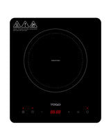 TODO 2000W Induction Electric Cooktop Hotplate Tempered Crystal Glass Touch Control