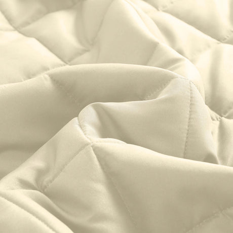 Royal Comfort Coverlet Set - Queen - Beige