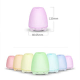 TODO 100Ml Humidifier Aromatherapy Diffuser 7 Colour Led Compact Design + Essential Oil - White