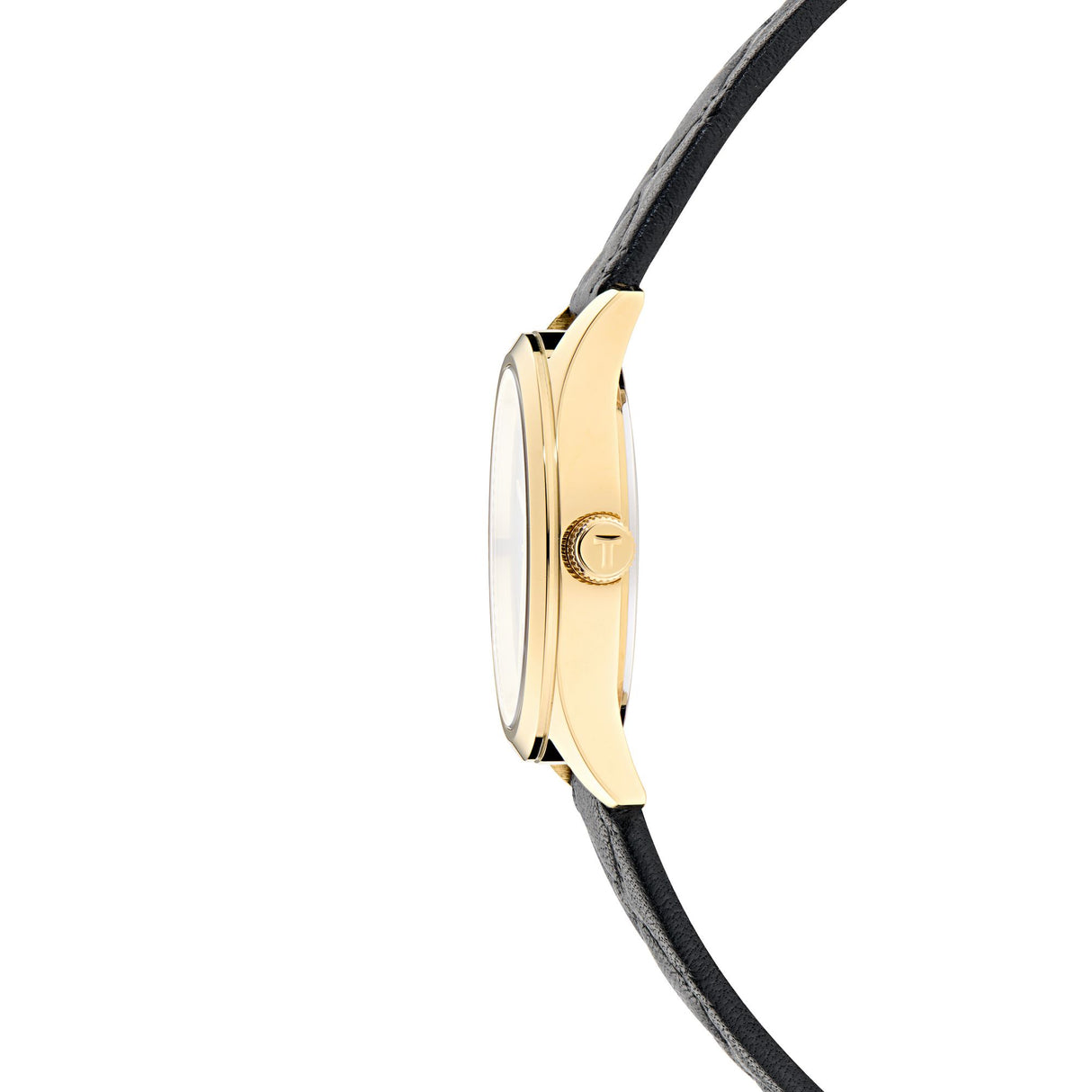 Ted Baker Womens Coolly Gold-Tone 34mm Black Embossed Leather Watch