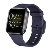 Bluetooth Smart Watch 1.6" TFT 2.5D Touch Screen Temperature Heart Rate Blood Pressure BT 5.0 - Blue