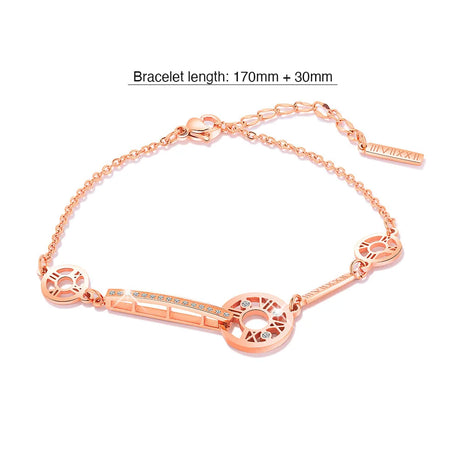 Bullion Gold Eunice Bracelet in Rose Gold