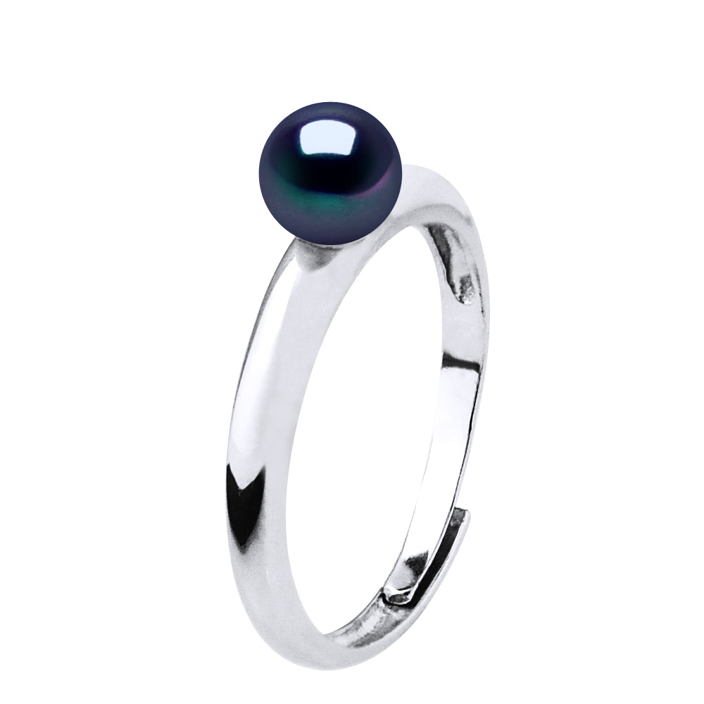 Simple Bangle Ring - Black Tahiti - Longueur 42 cm