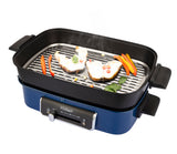TODO 1400W 3-in-1 Electric Multifunction Cooking Pot BBQ Grill Pan Hot Pot