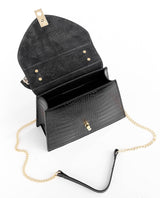 Bosccolo Handbag - Black Croco