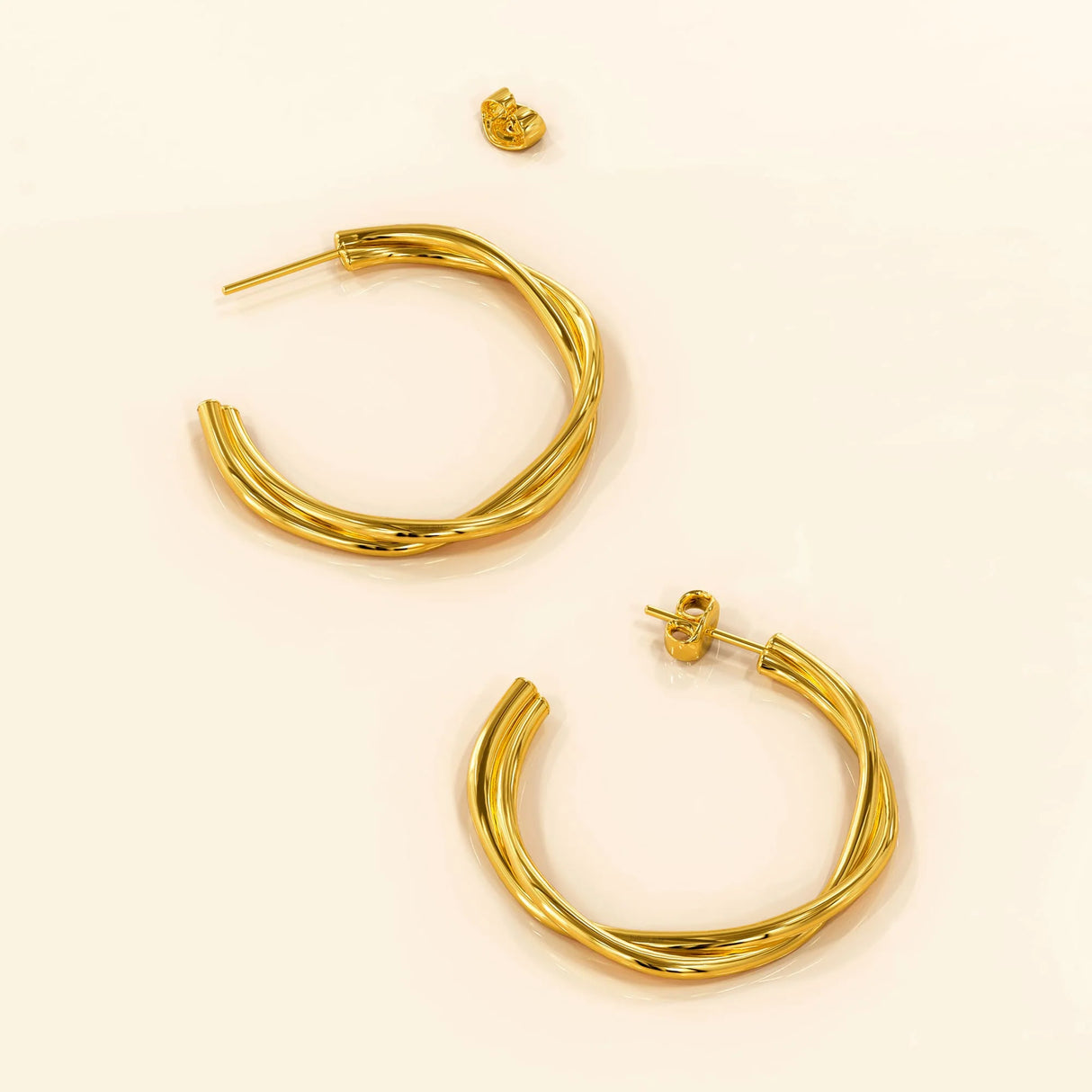 Bullion Gold Elsa Gold Stud Earrings