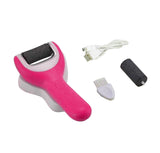 Rechargeable Pedicure Waterproof Foot File Callus Remover Tool Ipx4 Pink