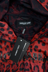 Dolce & Gabbana Men Animal Print Sport Hooded Jacket