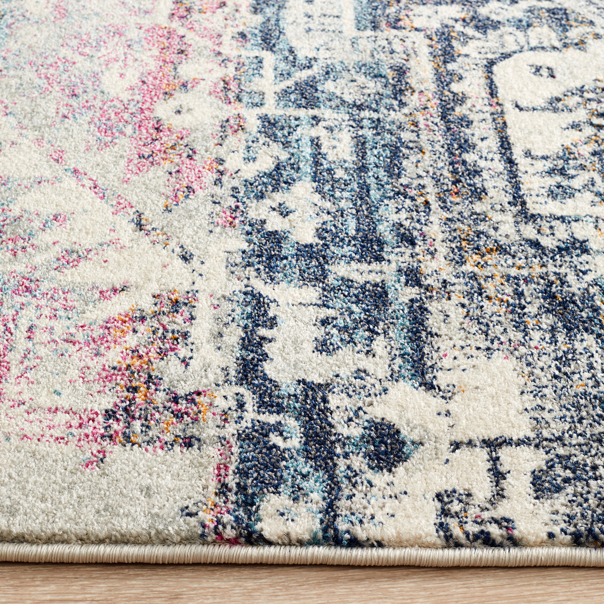 Museum 865 Blue Runner Rug