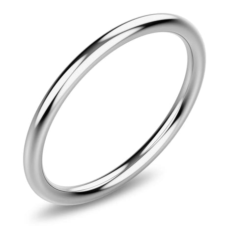 Bullion Gold Rheda Classic Tubular Ring in Silver