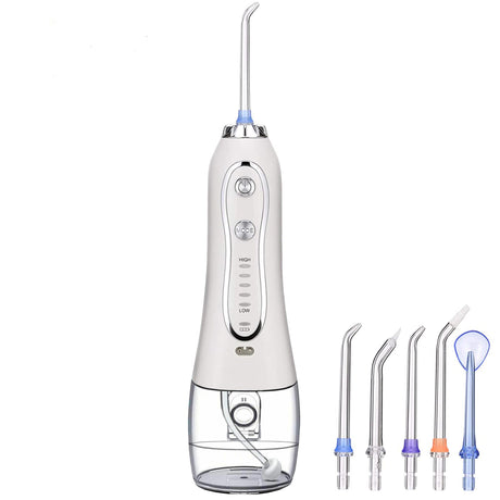 TODO Rechargeable Water Dental Jet Pick Flosser 5 Mode 110 PSI 2000mAh 3.7V Travel Oral Irrigator