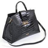 Bosccolo Handbag - Black/Croco