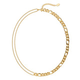 Bullion Gold Classic Figaro Ball Chain Necklace