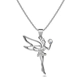 Boxed Tinkerbell Necklace and Earrings Set Embellished with SWAROVSKI® Crystals