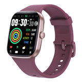 Bluetooth Smart Watch 1.96" TFT Touch Screen Temperature Heart Rate Blood Pressure BT 5.0 - Purple