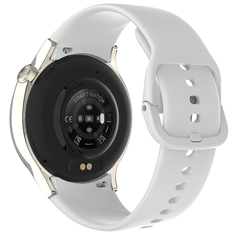 Bluetooth Smart Watch 1.43" Touch Screen Call Heart Rate Blood Pressure BT 5.3 - White