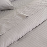 Royal Comfort Kensington 1200TC 100% Cotton Stripe Sheet Set - King - Grey