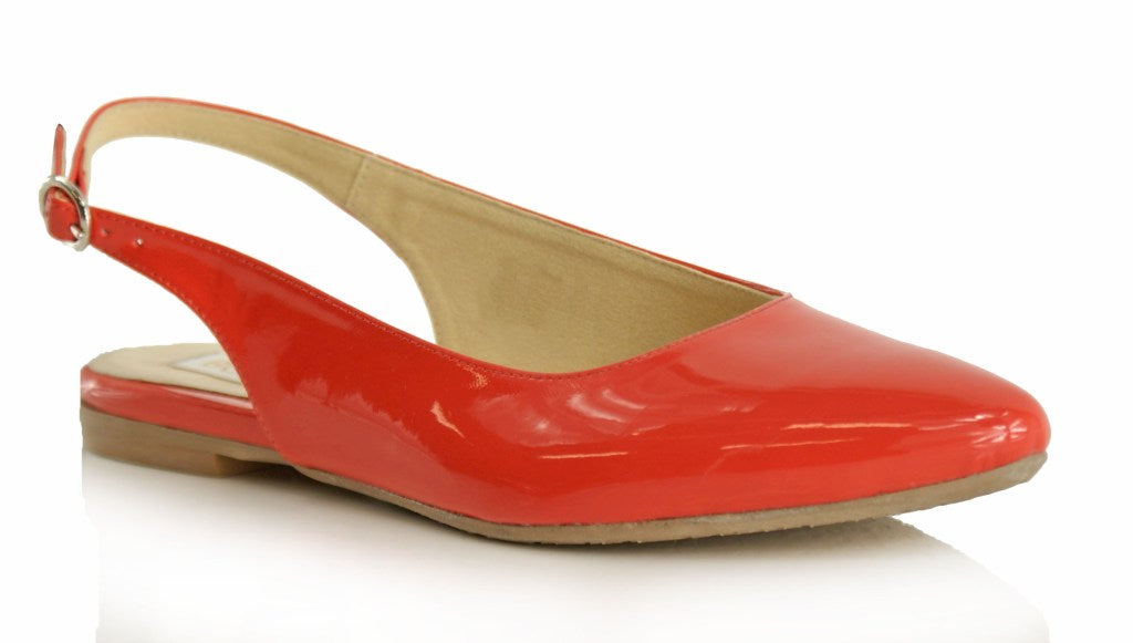 Bosccolo Womenssummer Pumps - Coral Laquered