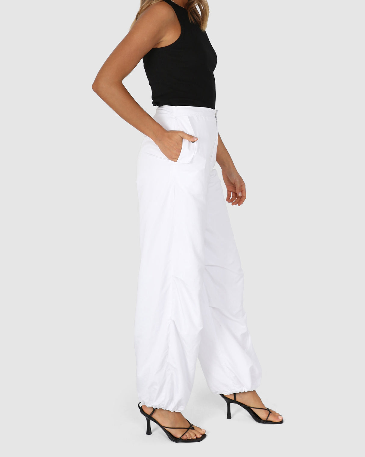 BY.DYLN Baker Pants - White