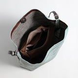 Woven Textile Hobo Shoulder Bag - Sage