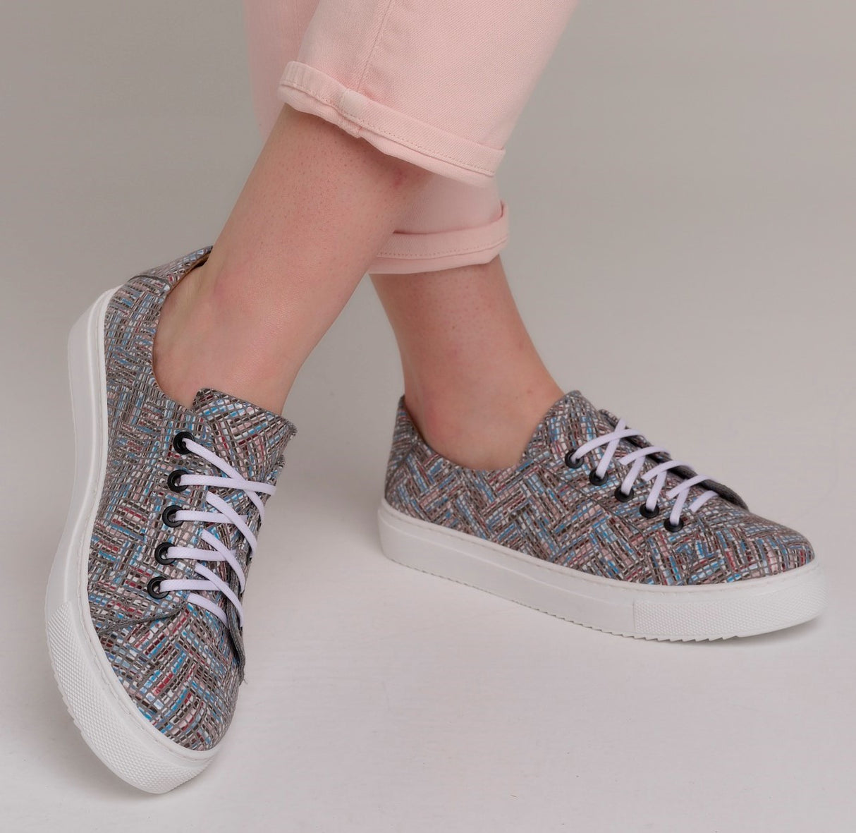 Bosccolo Womens Sneakers - Blue/Grey