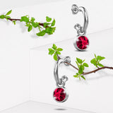 Krystal Couture Colette Earrings Embellished with Swarovski Crystals