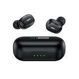 Fitsmart In Ear Black Buds with Charging Case