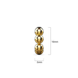 Bullion Gold Golden Fusion Sud Earrings