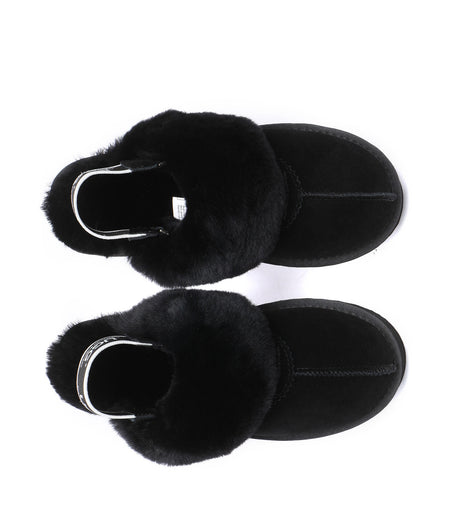 Australian Shepherd UGG Waffle Platform - Black