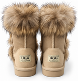 Australian Leather Ugg Fozy Short Uggs - Natural - AU6