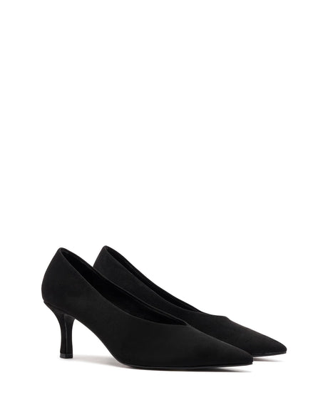 Therapy Jordyn Black Faux Suede