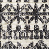 Levi 363 Ivory Black Rug