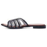 Lane Slide - Black Multi