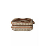 Gucci GG Monogram Shoulder Bag - Brown