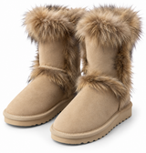 Australian Leather Ugg Fozy Short Uggs - Natural - AU6