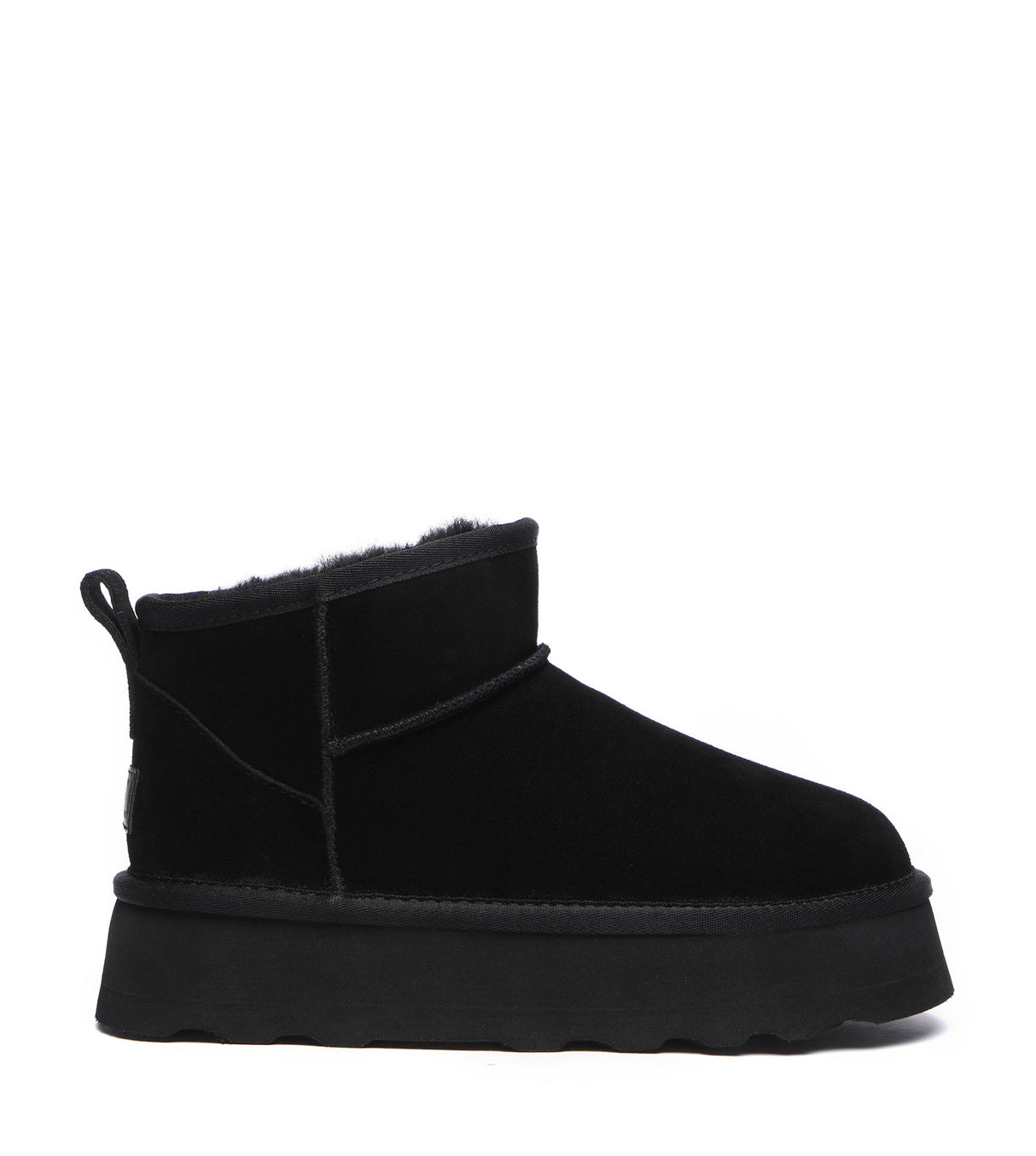Australian Shepherd UGG Thick Bottom Ronnie - Black