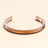 Bullion Gold Lisa Luxe Cuff Bangle Rose Gold