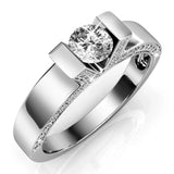 Krystal Couture Duchess Ring Embellished with Swarovski Crystals