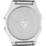 Timex Peanuts T80 Silver Black Leather